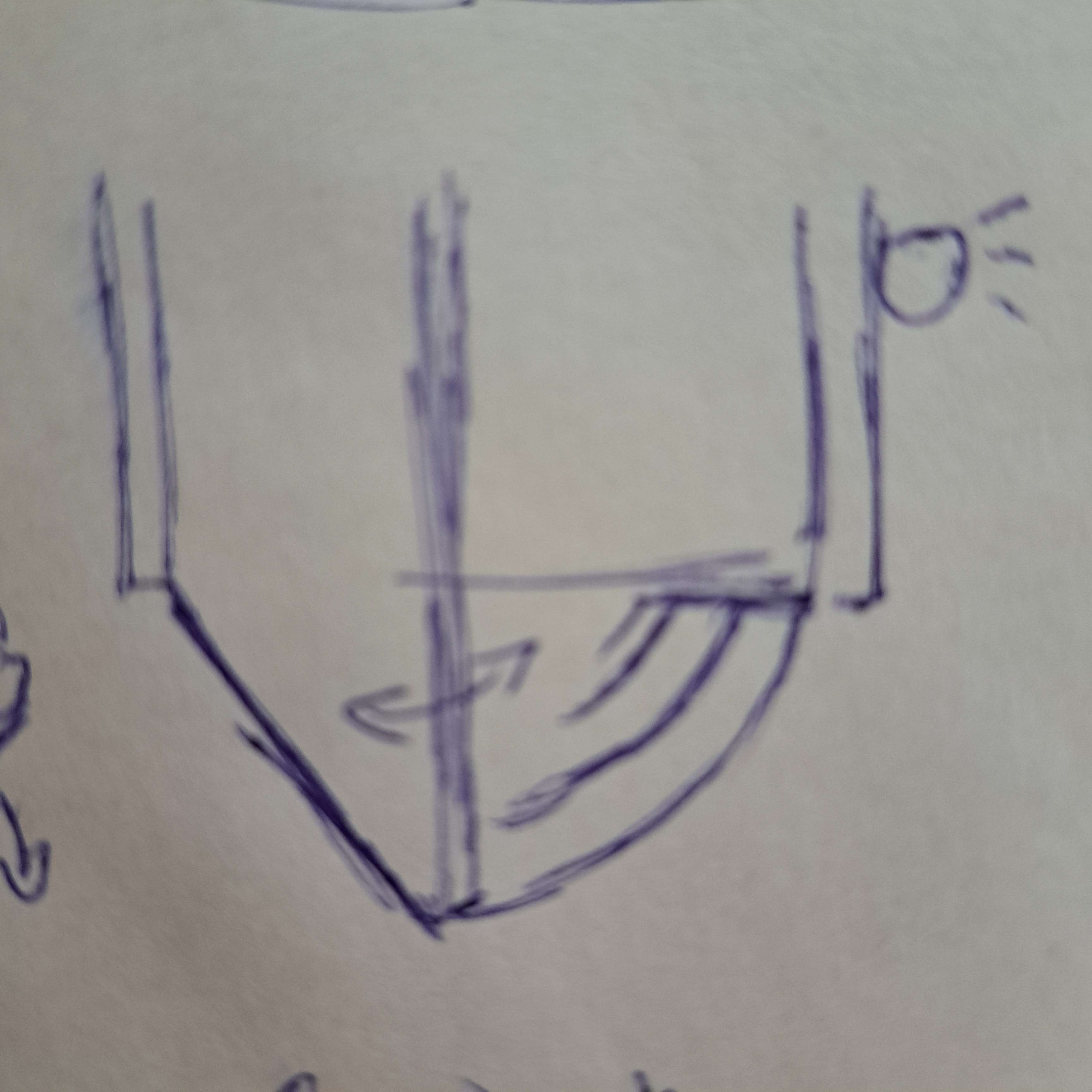 tracing out the path of the door so it creates new connections at different levels of open/closed