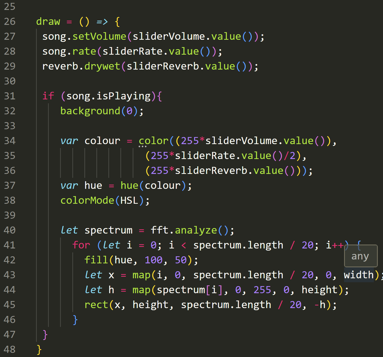 I tried to change the colour settings but it wasn't working