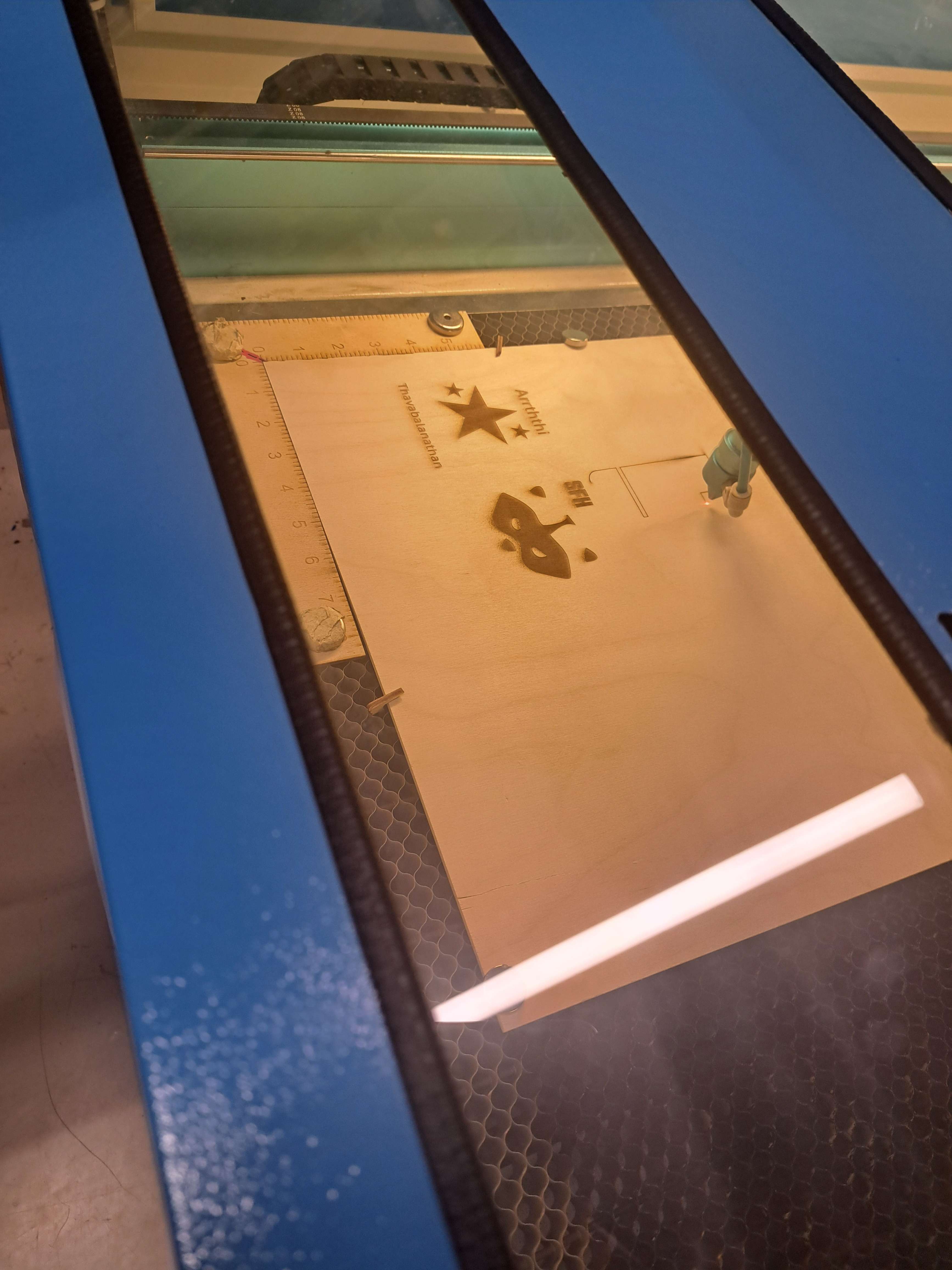 laser cutting process