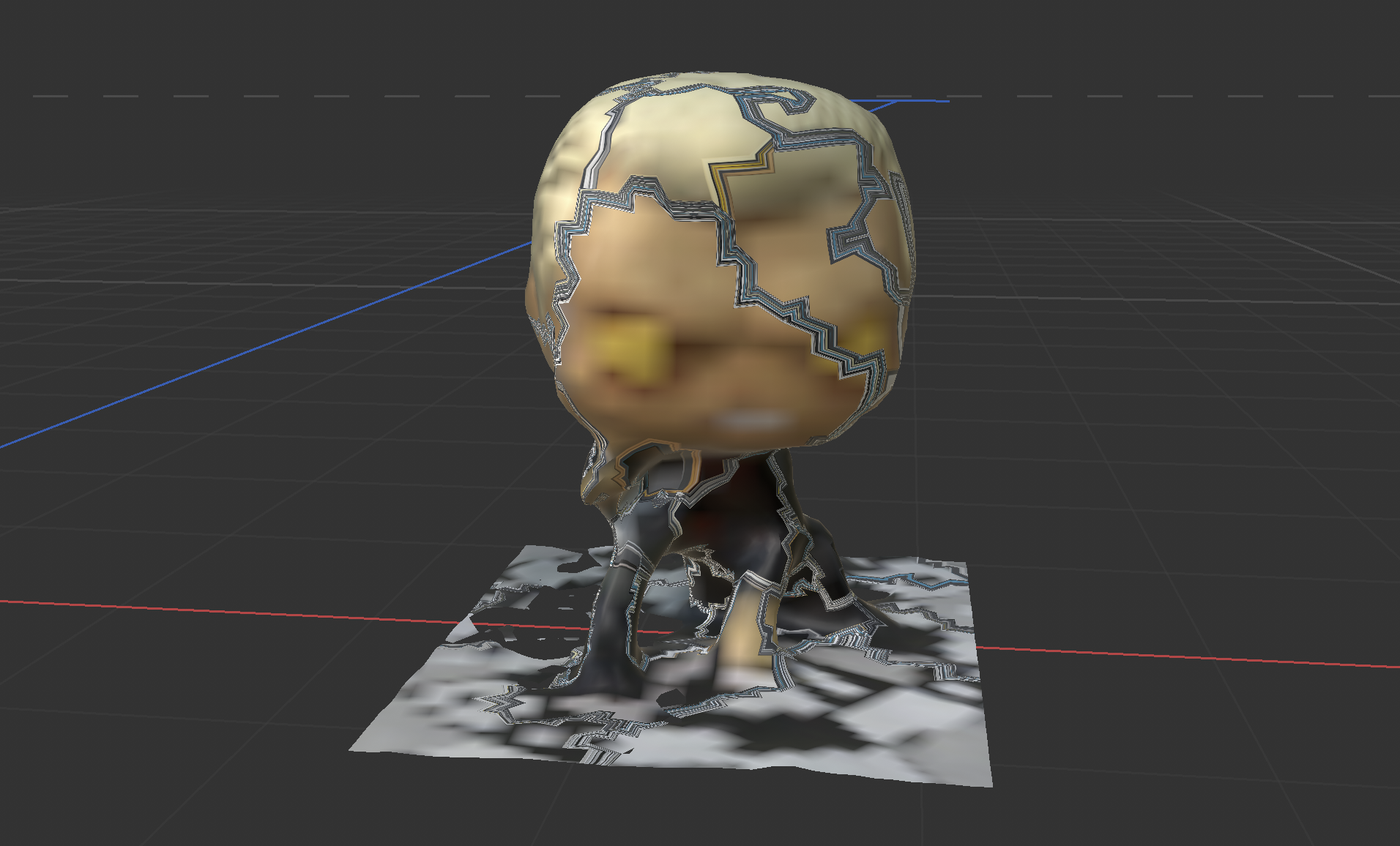 model remeshed to 10%