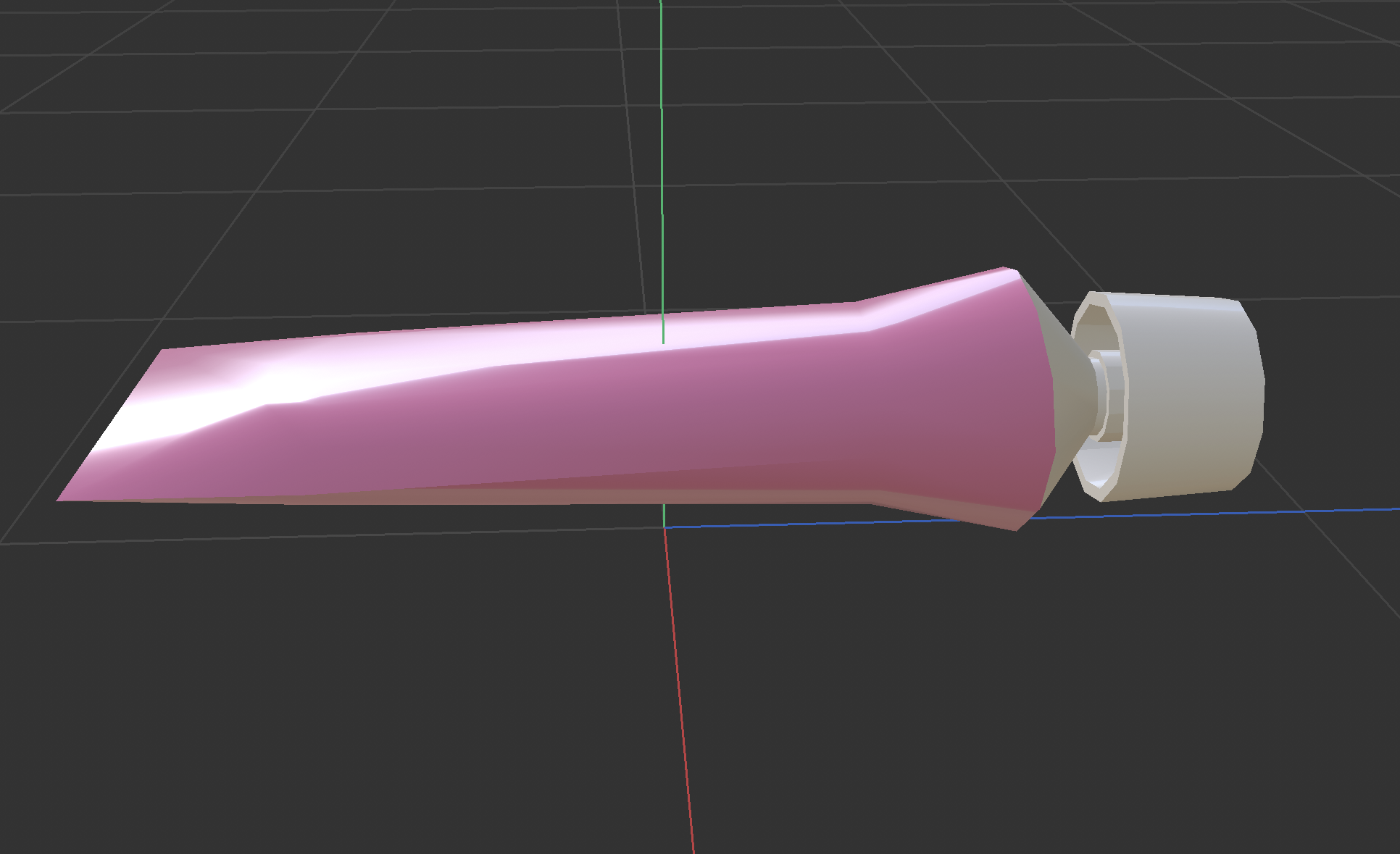 taper cap, put pieces together & add material to model