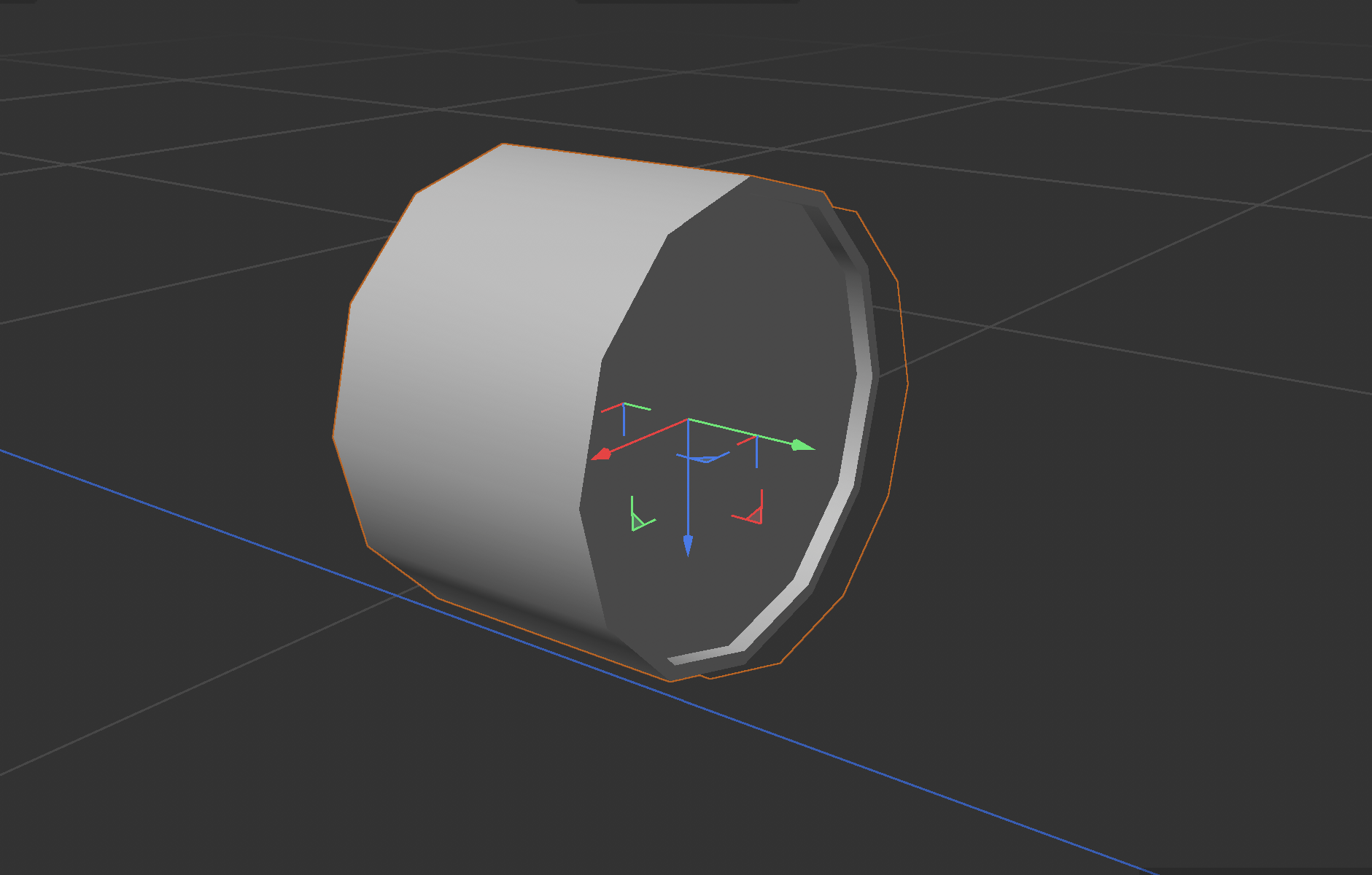 make the cap by using a boolean on 2 cylinders